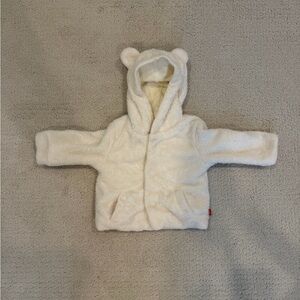 Magnetic Me Cream Baby Hoodie with Ears